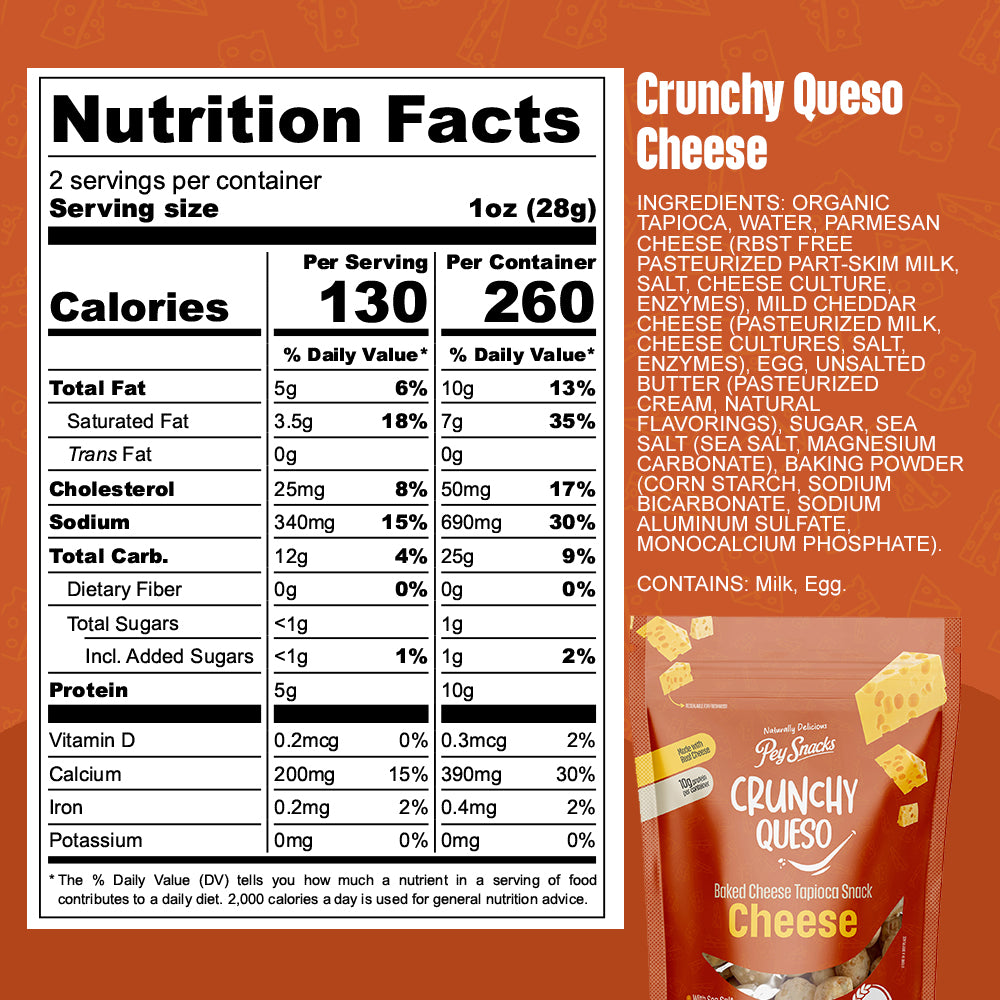 Crunchy Queso Cheese 2oz