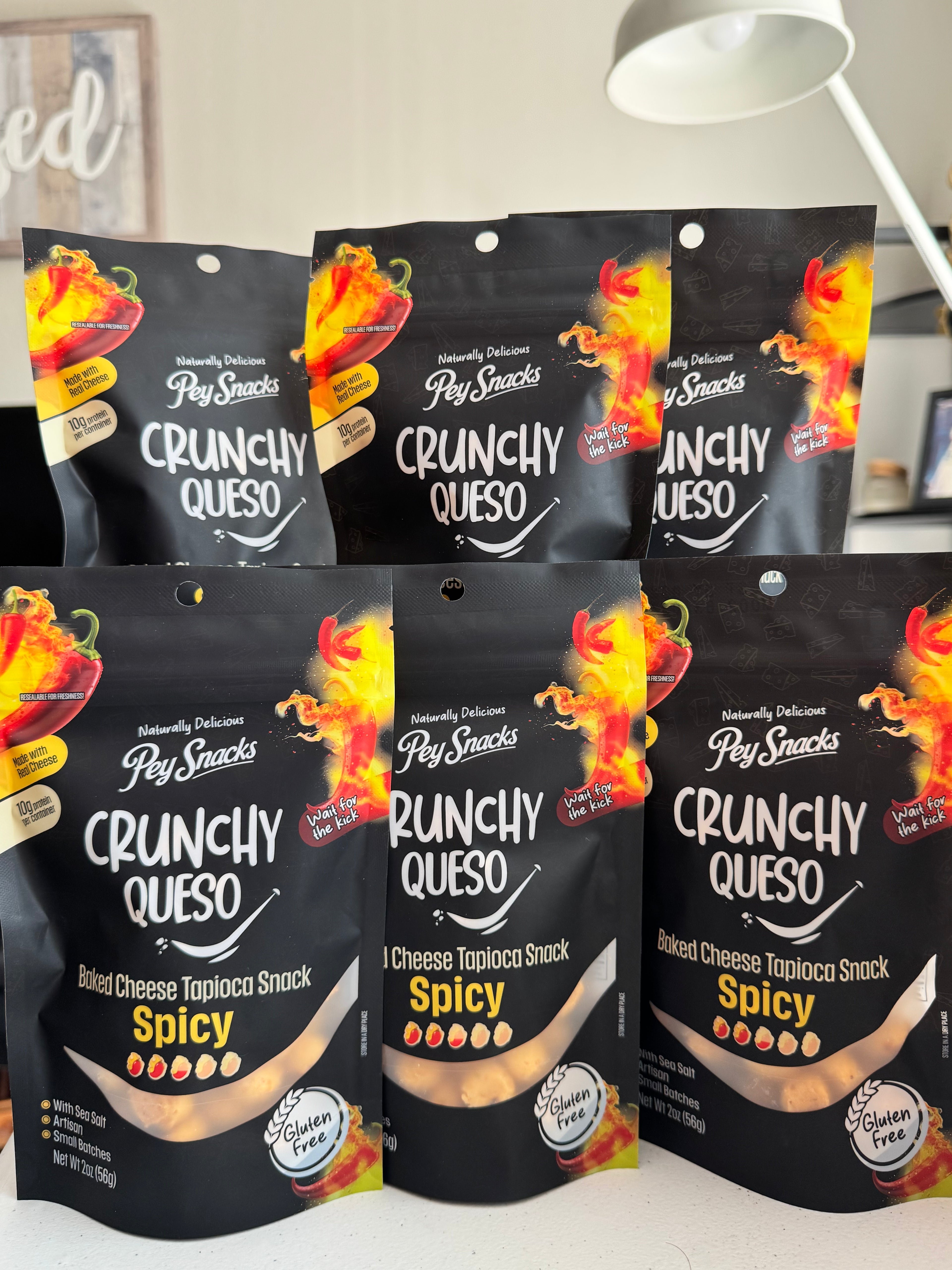 Crunchy Queso Spicy 2oz