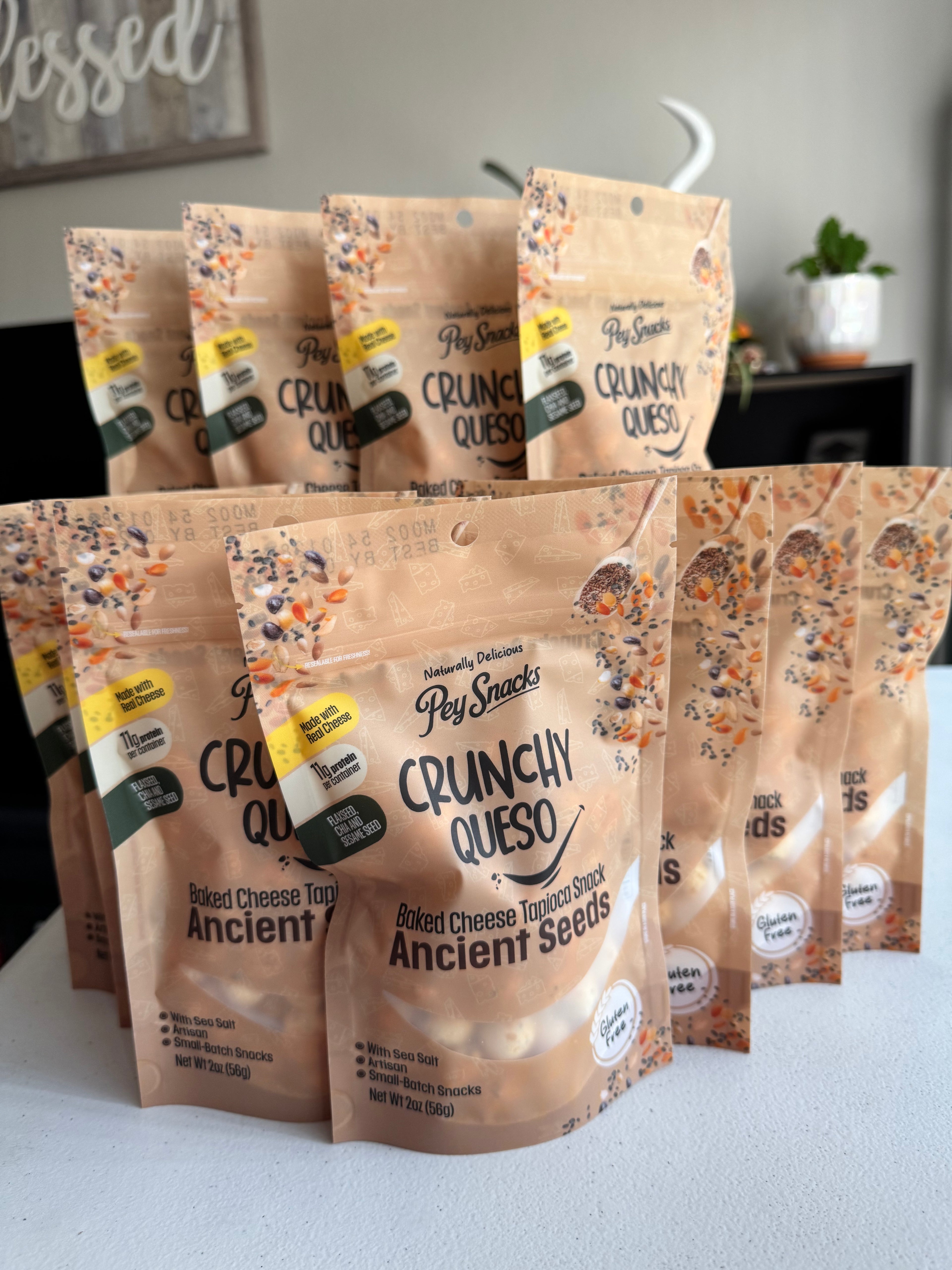 Crunchy Queso Ancient Seeds 2oz