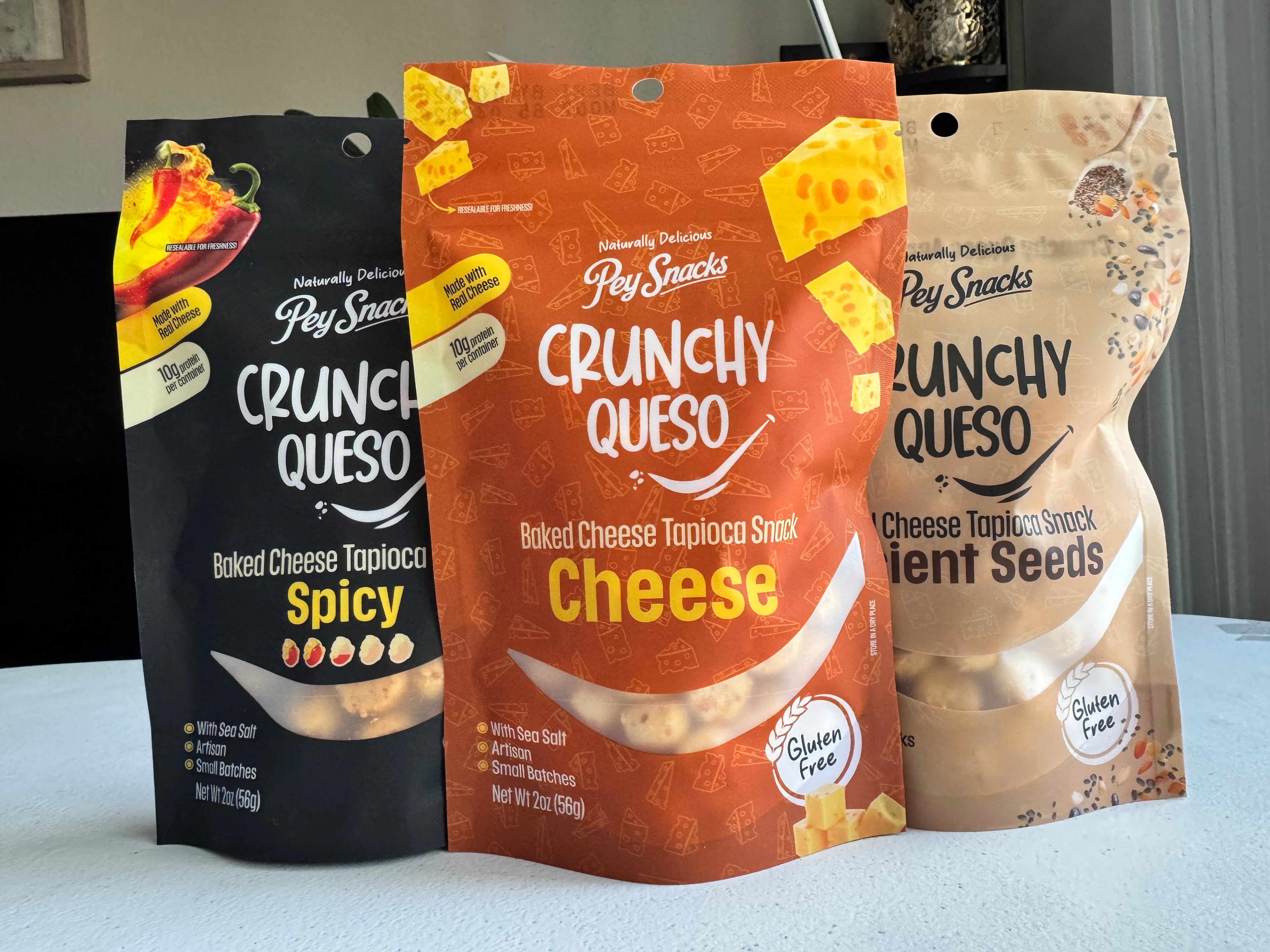 Crunchy Queso Variety Pack – Gluten-Free Cheese Snacks